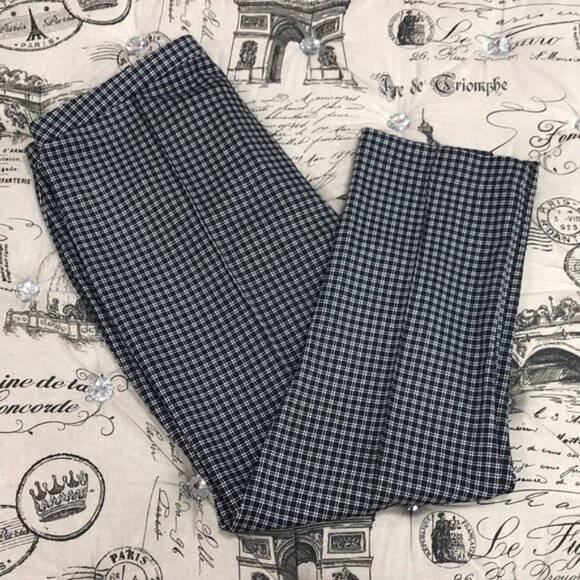 Michael Kors Cropped Checked Pants - Picture 10 of 10